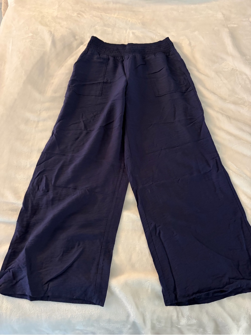 Simply Vera Vera Wang Navy Wide-Leg Pull-On Pants